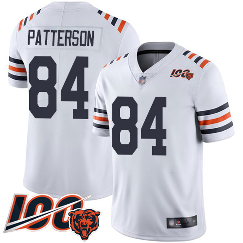 Chicago Bears Limited White Men Cordarrelle Patterson Jersey NFL Football #84 100th Season